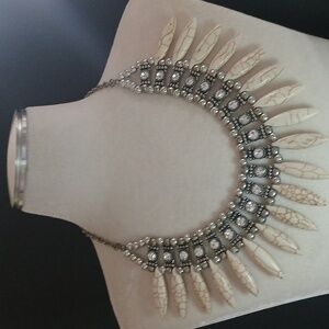 Ivory Stone Statement Necklace